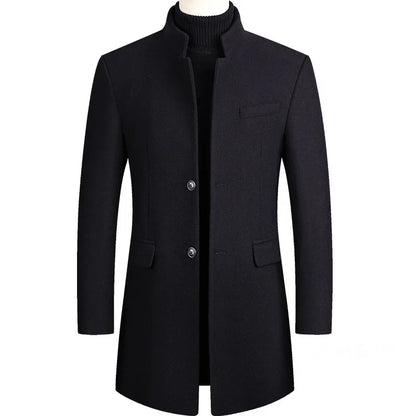 Michelle Moore | Men's Cashmere-Wool Trench Coat