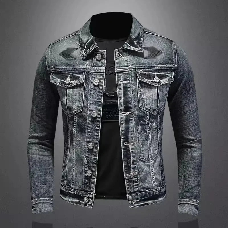 Michelle Moore | Relaxed Biker Denim Jacket