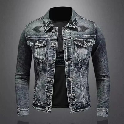 Michelle Moore | Relaxed Biker Denim Jacket