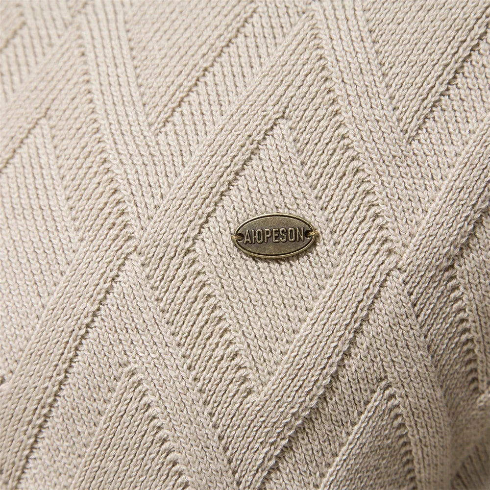 Michelle Moore | Men's Check-Pattern Sweater