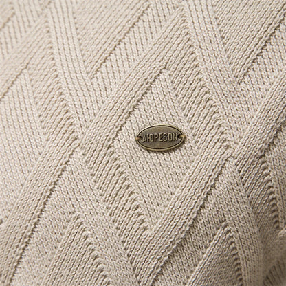 Michelle Moore | Men's Check-Pattern Sweater
