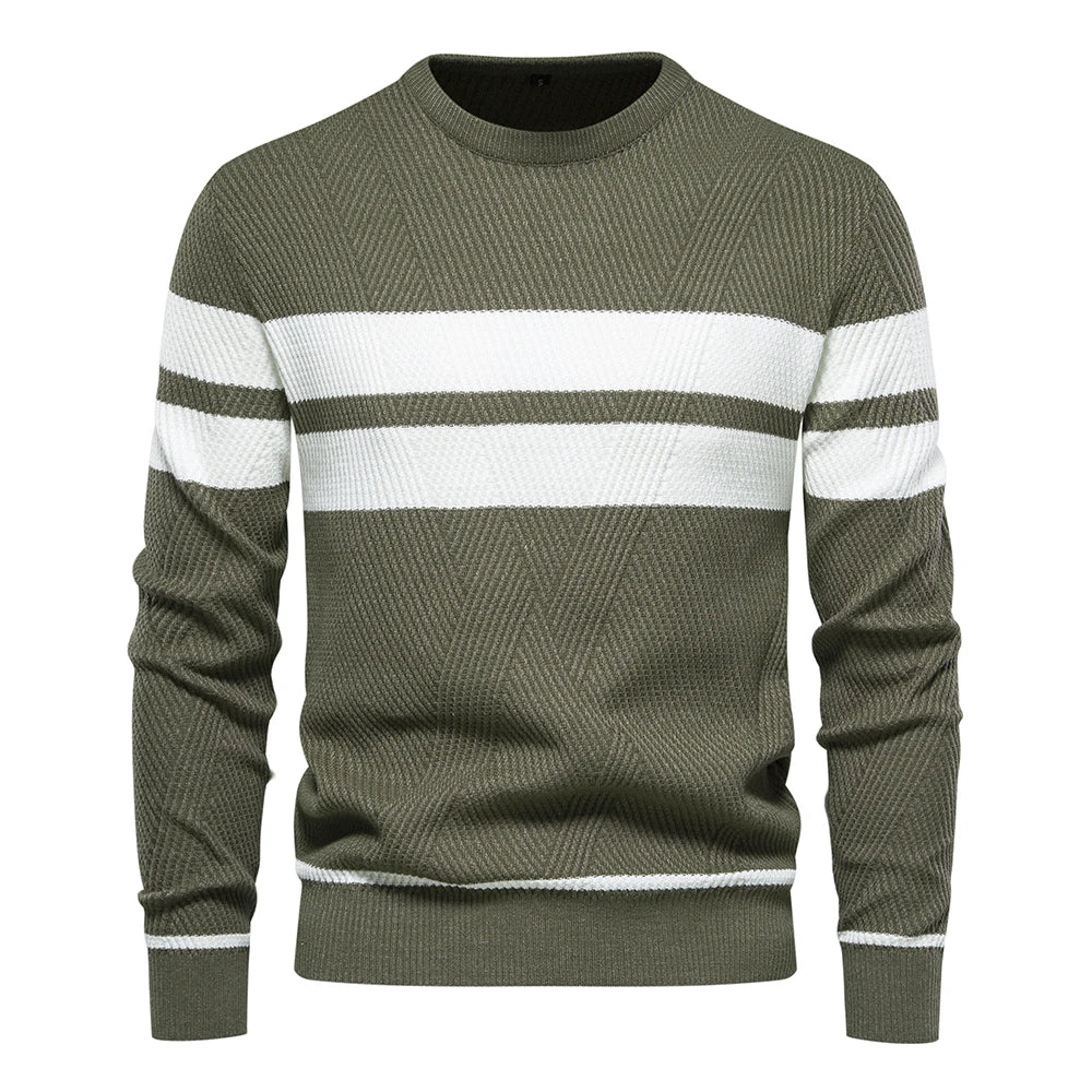 Michelle Moore | Men's Striped Sweater