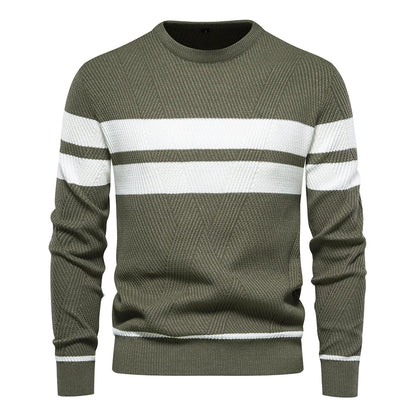 Michelle Moore | Men's Striped Sweater