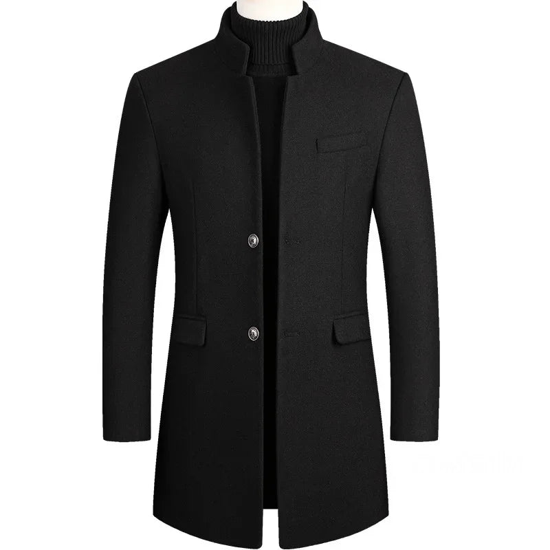 Michelle Moore | Men's Cashmere-Wool Trench Coat