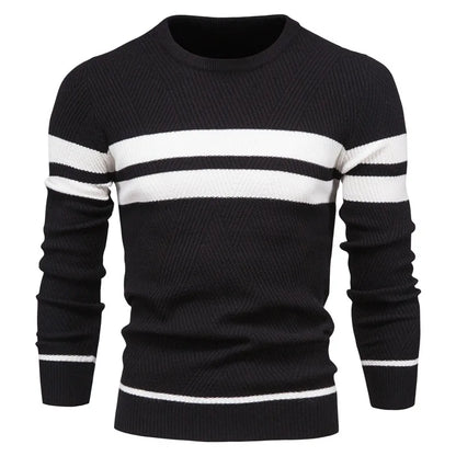Michelle Moore | Men's Striped Sweater