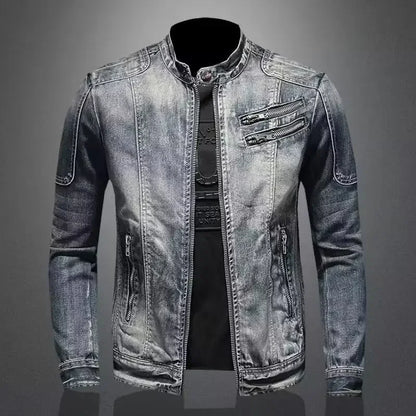 Michelle Moore | Relaxed Biker Denim Jacket