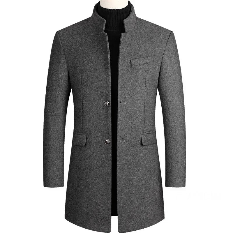 Michelle Moore | Men's Cashmere-Wool Trench Coat