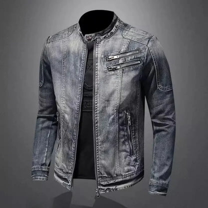 Michelle Moore | Relaxed Biker Denim Jacket