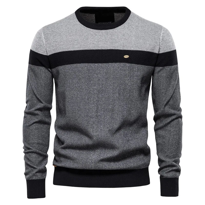 Michelle Moore | Refined Men's Cotton Sweater
