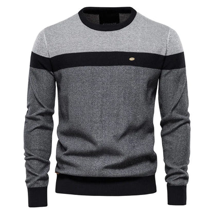 Michelle Moore | Refined Men's Cotton Sweater