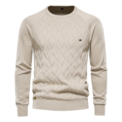 Michelle Moore | Men's Check-Pattern Sweater