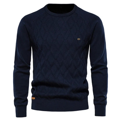 Michelle Moore | Men's Check-Pattern Sweater