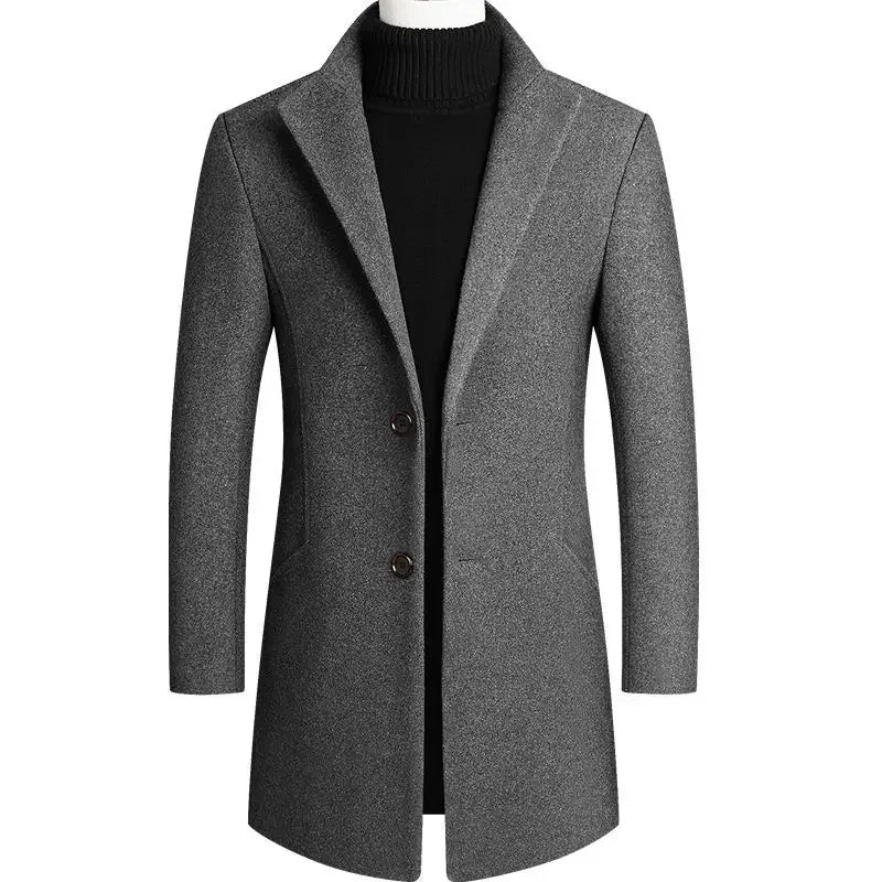 Michelle Moore | Men's Cashmere-Wool Trench Coat