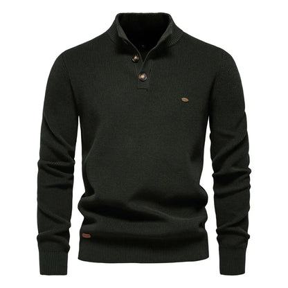 Michelle Moore | Men's Button-Detail Sweater