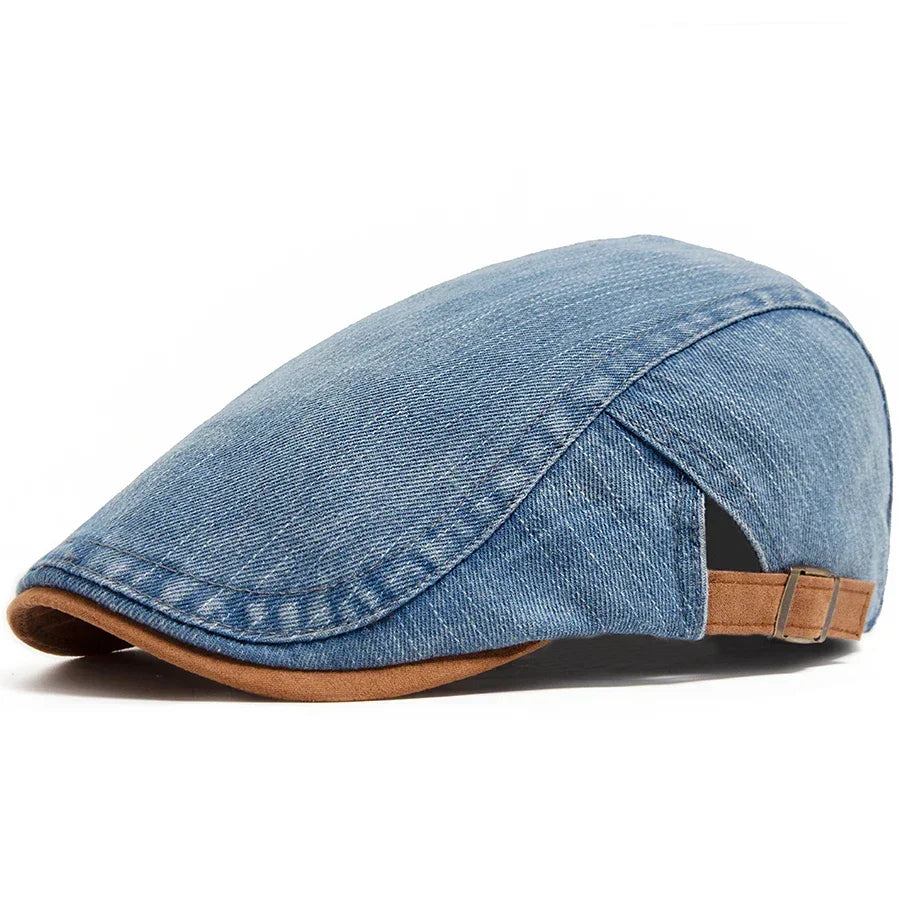Michelle Moore | Premium Denim Flat Cap