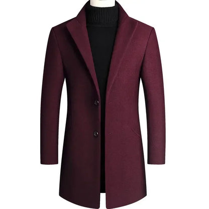Michelle Moore | Men's Cashmere-Wool Trench Coat