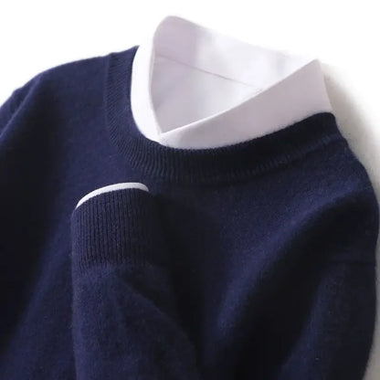Lucy | Merino Wool Crew Neck Sweater