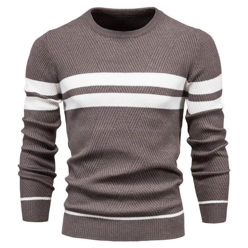Michelle Moore | Men's Striped Sweater