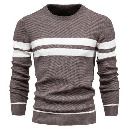 Michelle Moore | Men's Striped Sweater