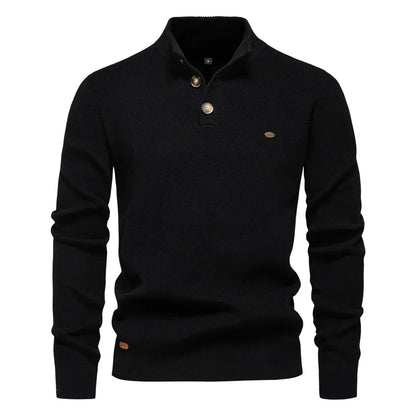 Michelle Moore | Men's Button-Detail Sweater