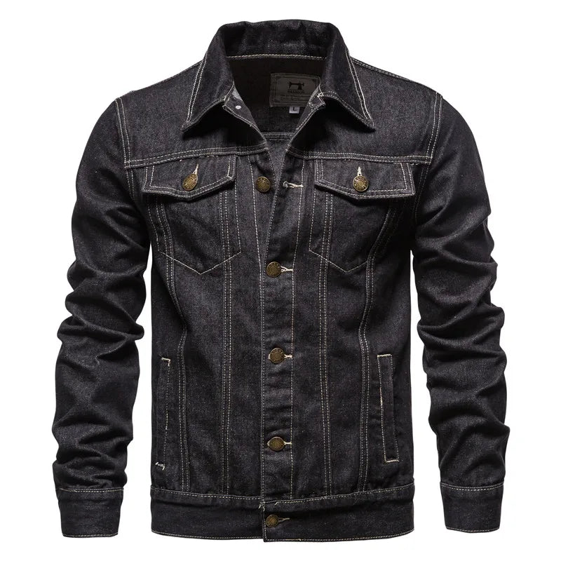 Michelle Moore | Denim Biker Jacket