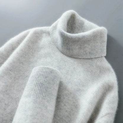 Olivia | Merino Wool Turtleneck Sweater