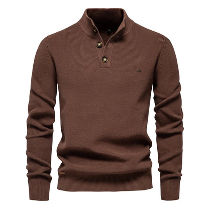 Michelle Moore | Men's Button-Detail Sweater