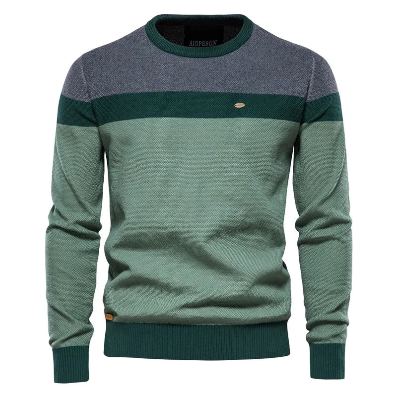 Michelle Moore | Refined Men's Cotton Sweater