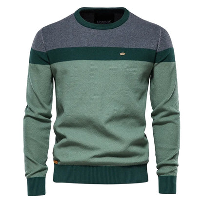 Michelle Moore | Refined Men's Cotton Sweater