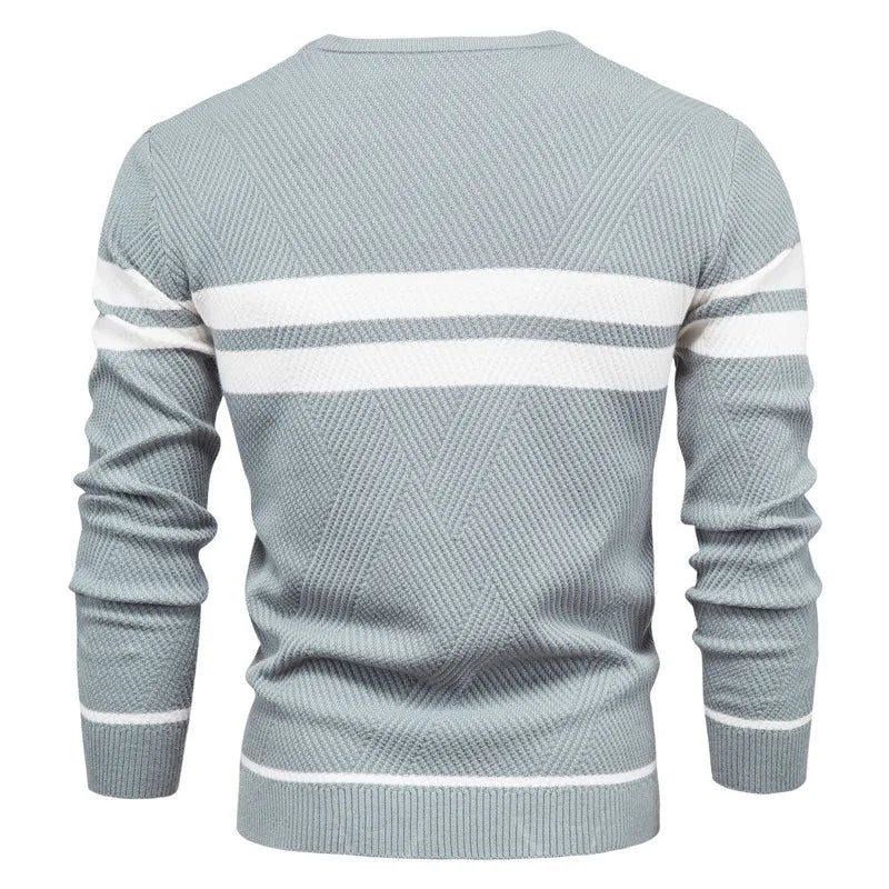 Michelle Moore | Men's Striped Sweater