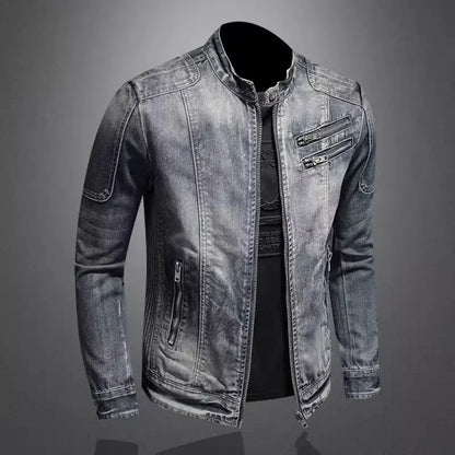 Michelle Moore | Relaxed Biker Denim Jacket