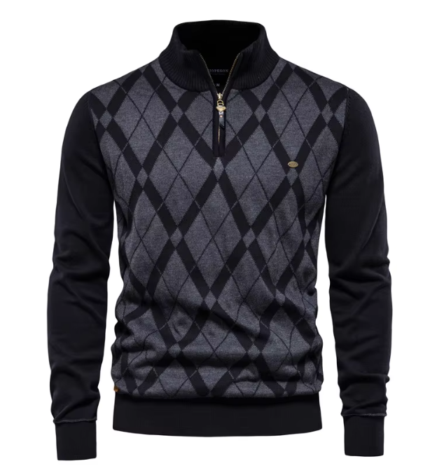 Michelle Moore | Men's Half-Zip Sweater