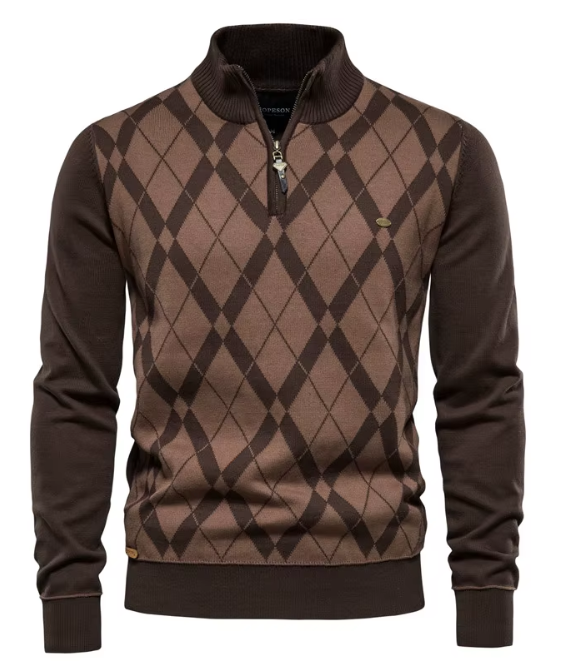 Michelle Moore | Men's Half-Zip Sweater