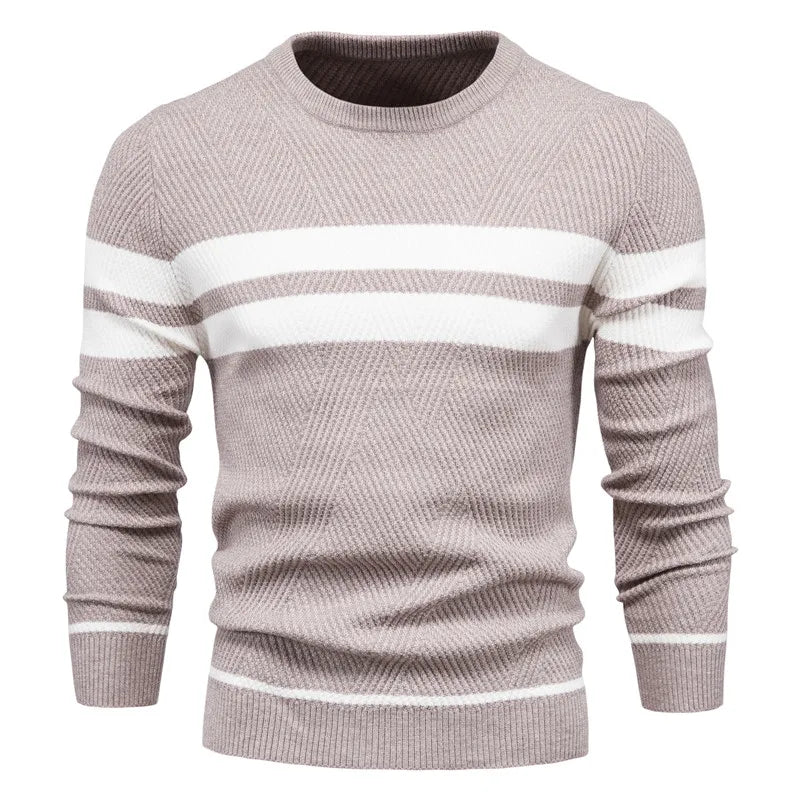 Michelle Moore | Men's Striped Sweater