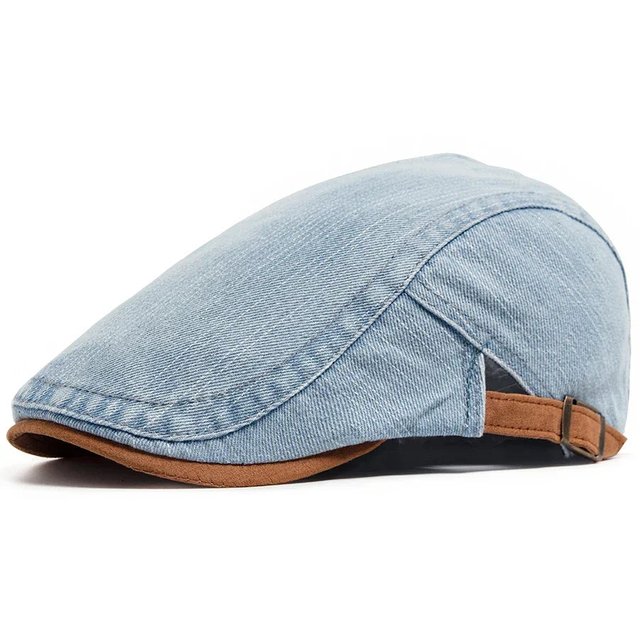 Michelle Moore | Premium Denim Flat Cap