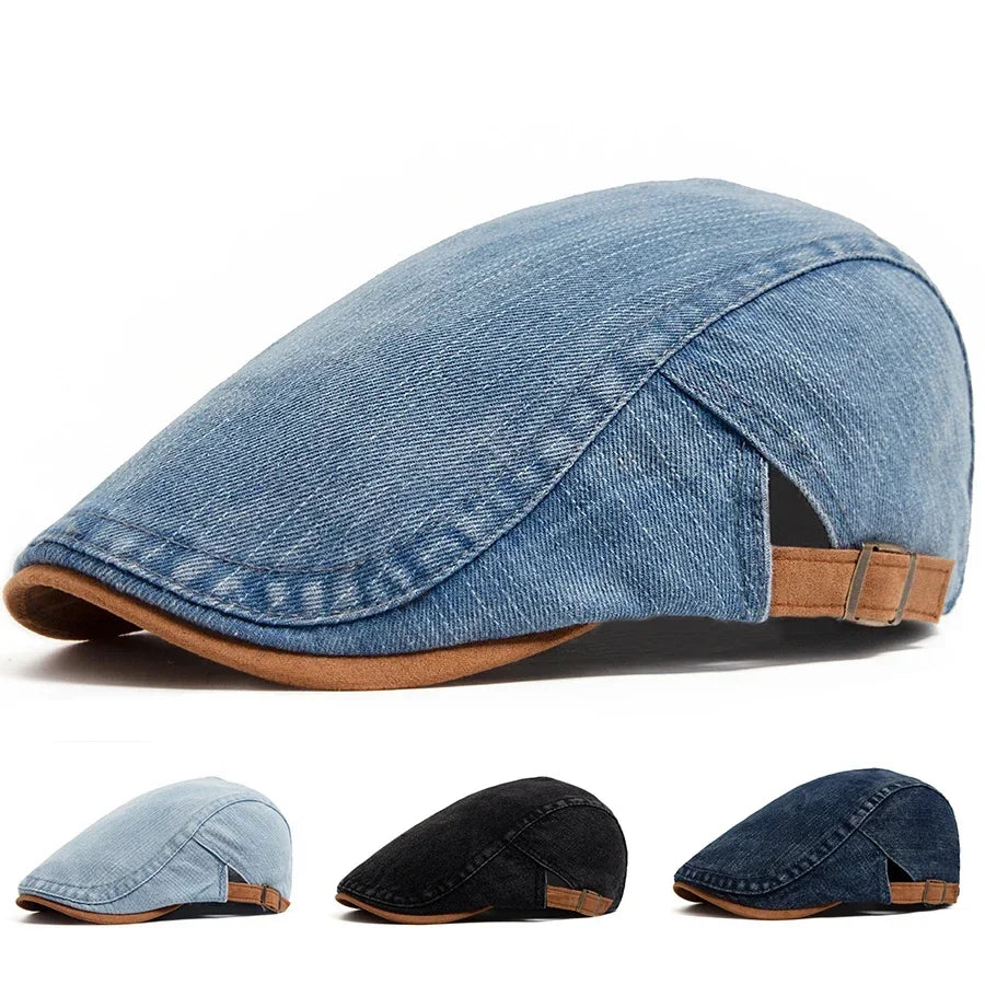 Michelle Moore | Premium Denim Flat Cap