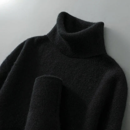 Olivia | Merino Wool Turtleneck Sweater