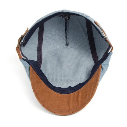 Michelle Moore | Premium Denim Flat Cap