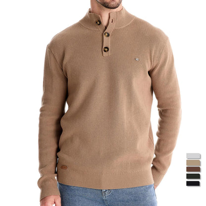 Michelle Moore | Men's Button-Detail Sweater