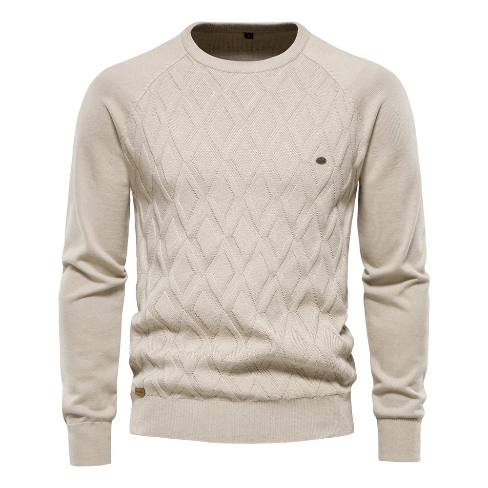 Michelle Moore | Men's Check-Pattern Sweater