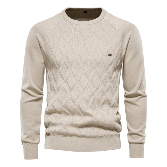 Michelle Moore | Men's Check-Pattern Sweater
