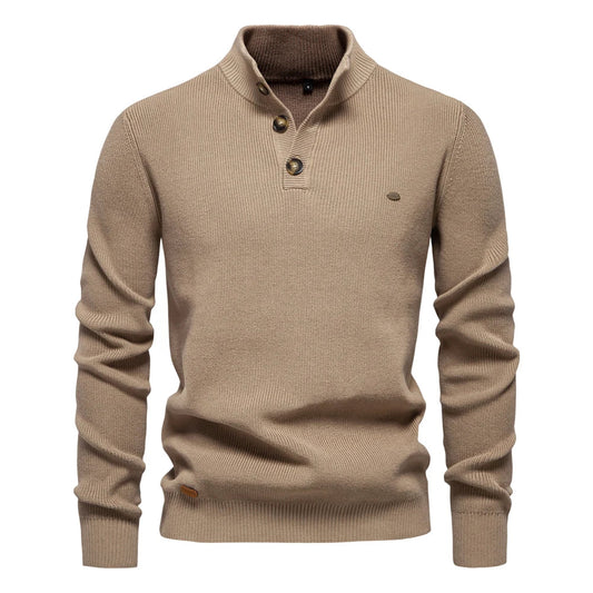 Michelle Moore | Men's Button-Detail Sweater