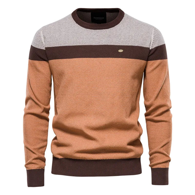 Michelle Moore | Refined Men's Cotton Sweater