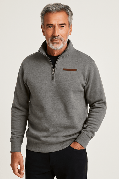 Michelle Moore | Men's Casual Fleece Sweater