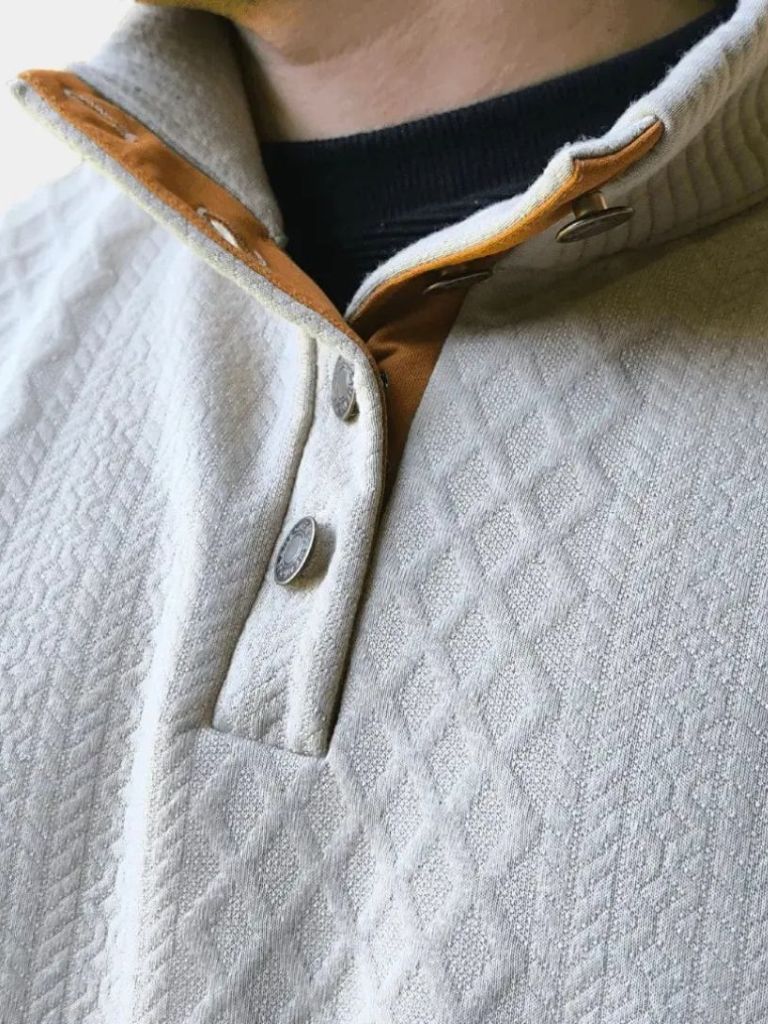Michelle Moore | Classic High-Neck Pullover