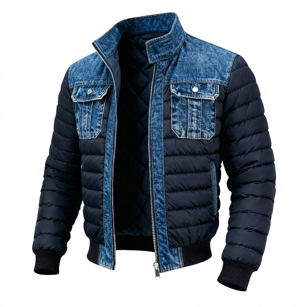 Michelle Moore | Classic Padded Denim Jacket