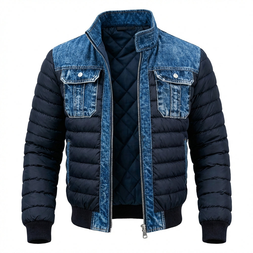 Michelle Moore | Classic Padded Denim Jacket