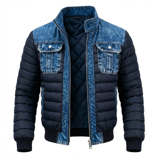 Michelle Moore | Classic Padded Denim Jacket