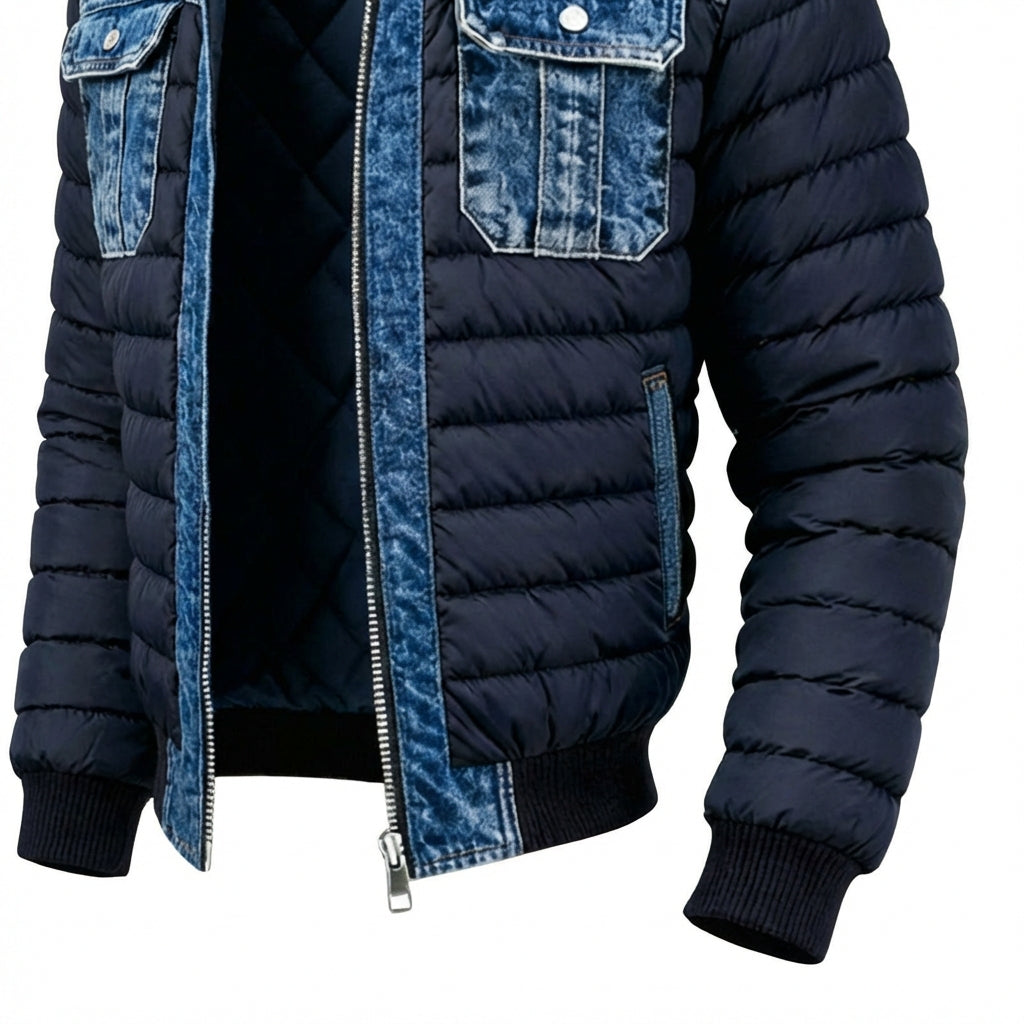 Michelle Moore | Classic Padded Denim Jacket