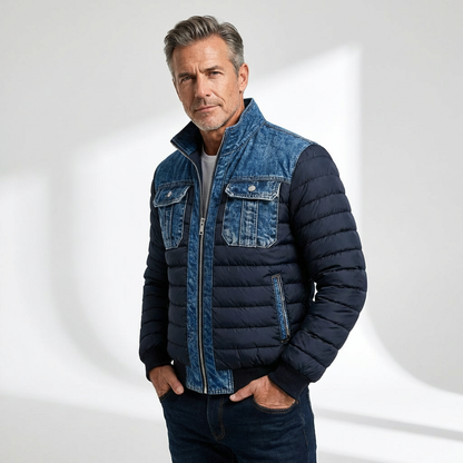 Michelle Moore | Classic Padded Denim Jacket